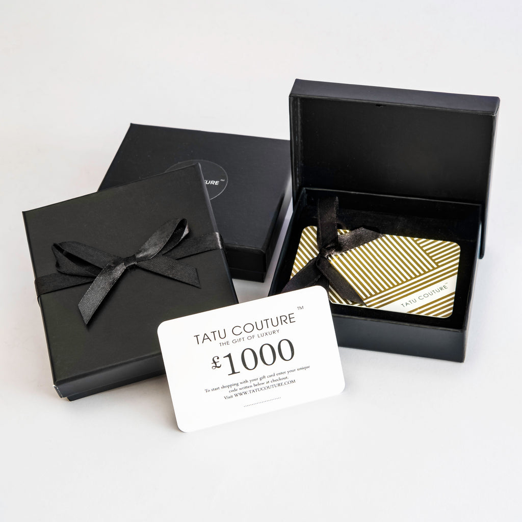 The gift of luxury with a Tatu Couture Virtual Gift Card £1000