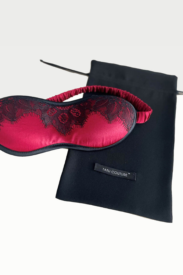  Odette luxury silk sleep Mask by Tatu Couture 