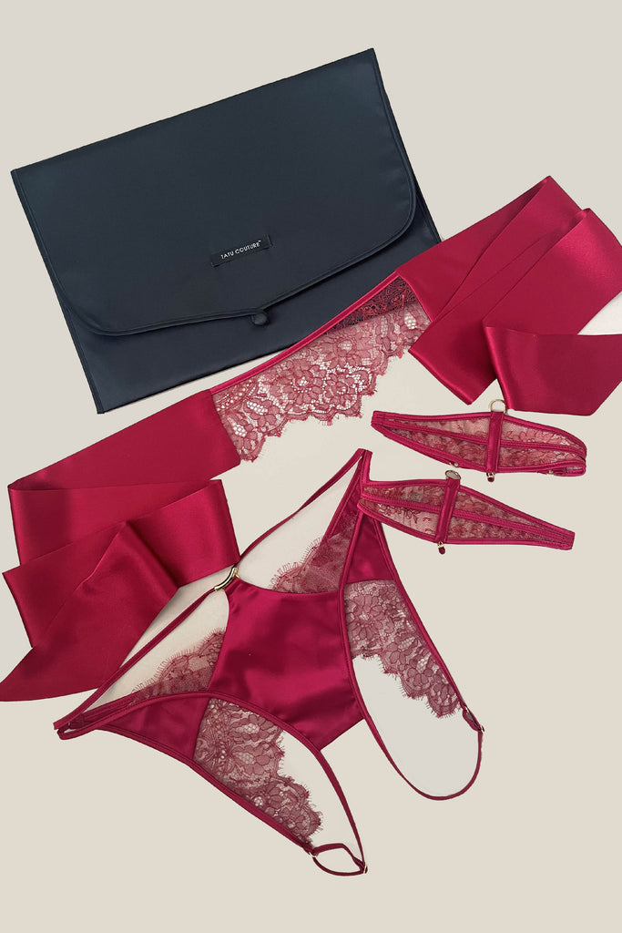 Luxury lingerie date night gift set by Tatu Couture