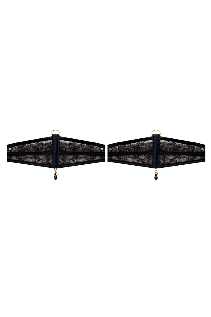 Rosalia Garter Set - Black Tatu Couture Rosalia Garter Set - Black Tatu Couture