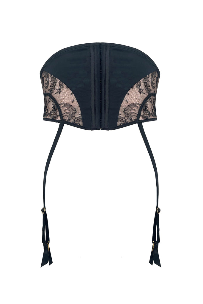 Rosalia Waist Suspender  with corset detailing and detachable suspenders 