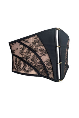 Luxury Corset Waspie part of the Rosalia luxury lingerie collection 