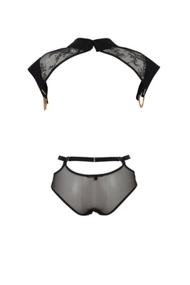 Josephine Collar & body harness | high end luxury erotic lingerie 
