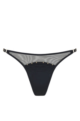  Babooshka luxury black Brazilian brief by Tatu Couture 