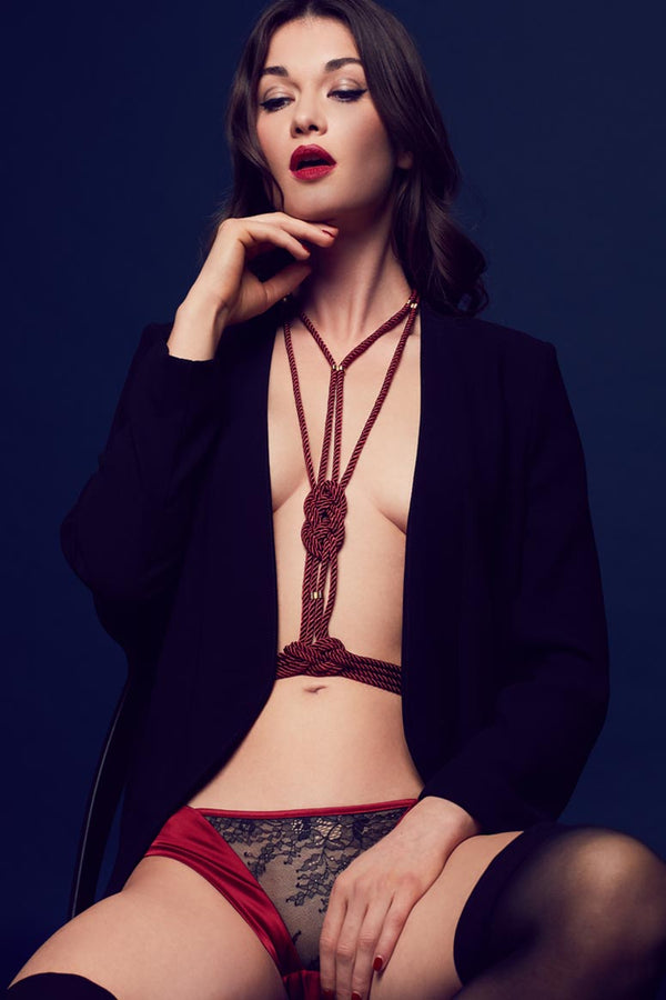 Aiko high fashion body harness | Luxury bondage lingerie