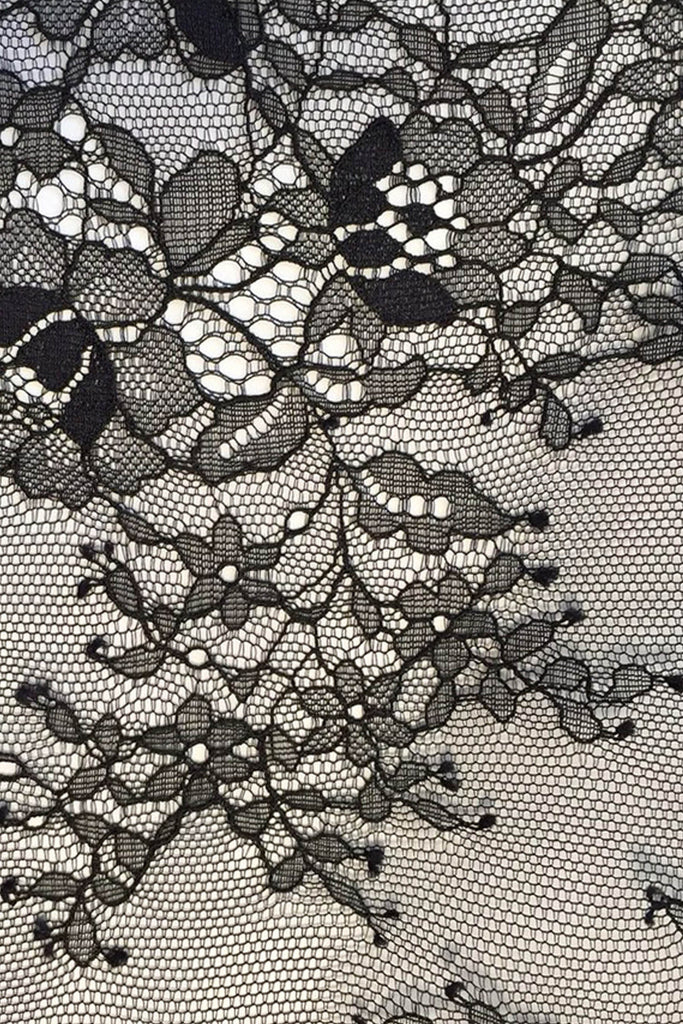 Close up of sheer lace on the Anastazia lace bodysuit