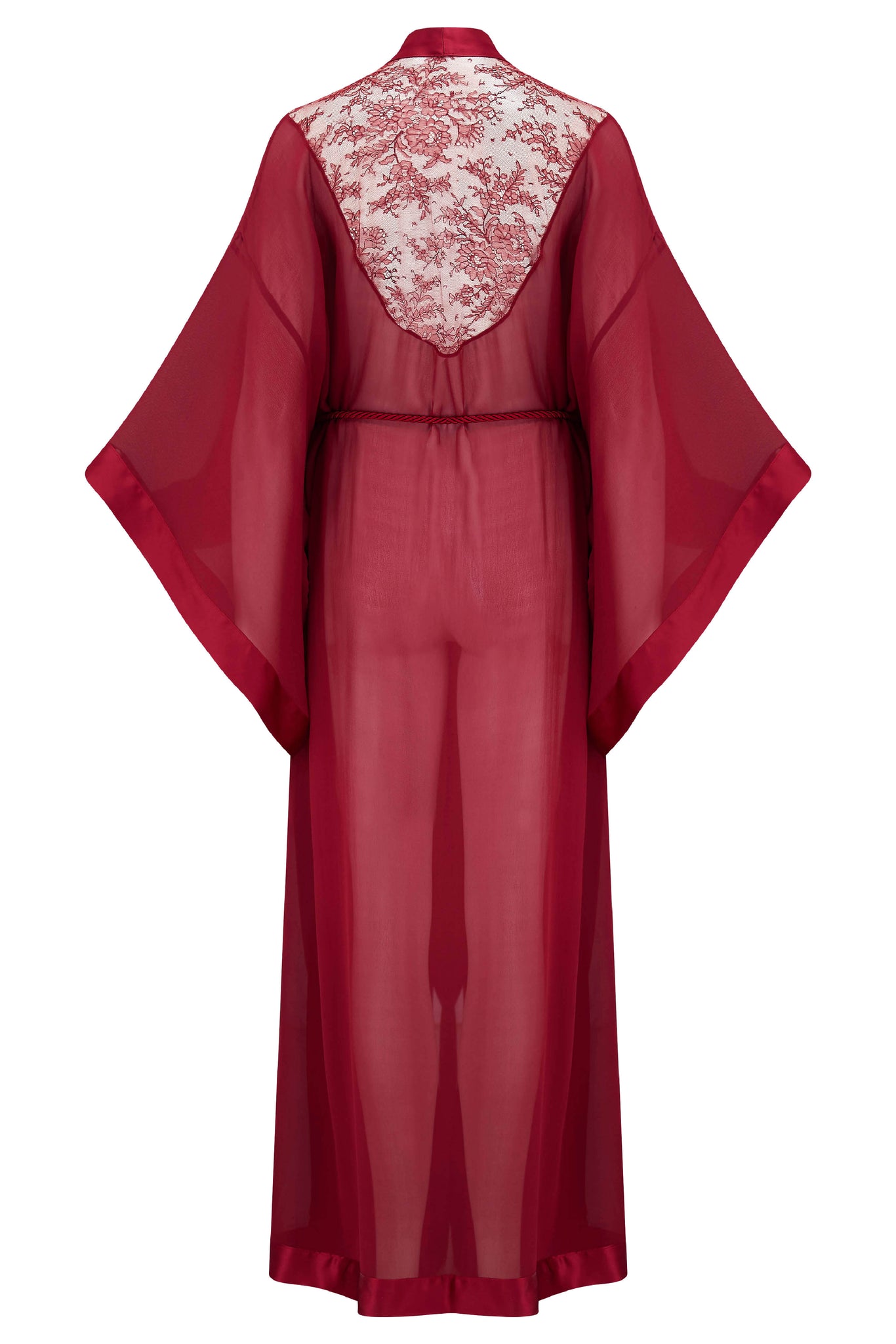 Rosalia Silk Robe - Black– Tatu Couture