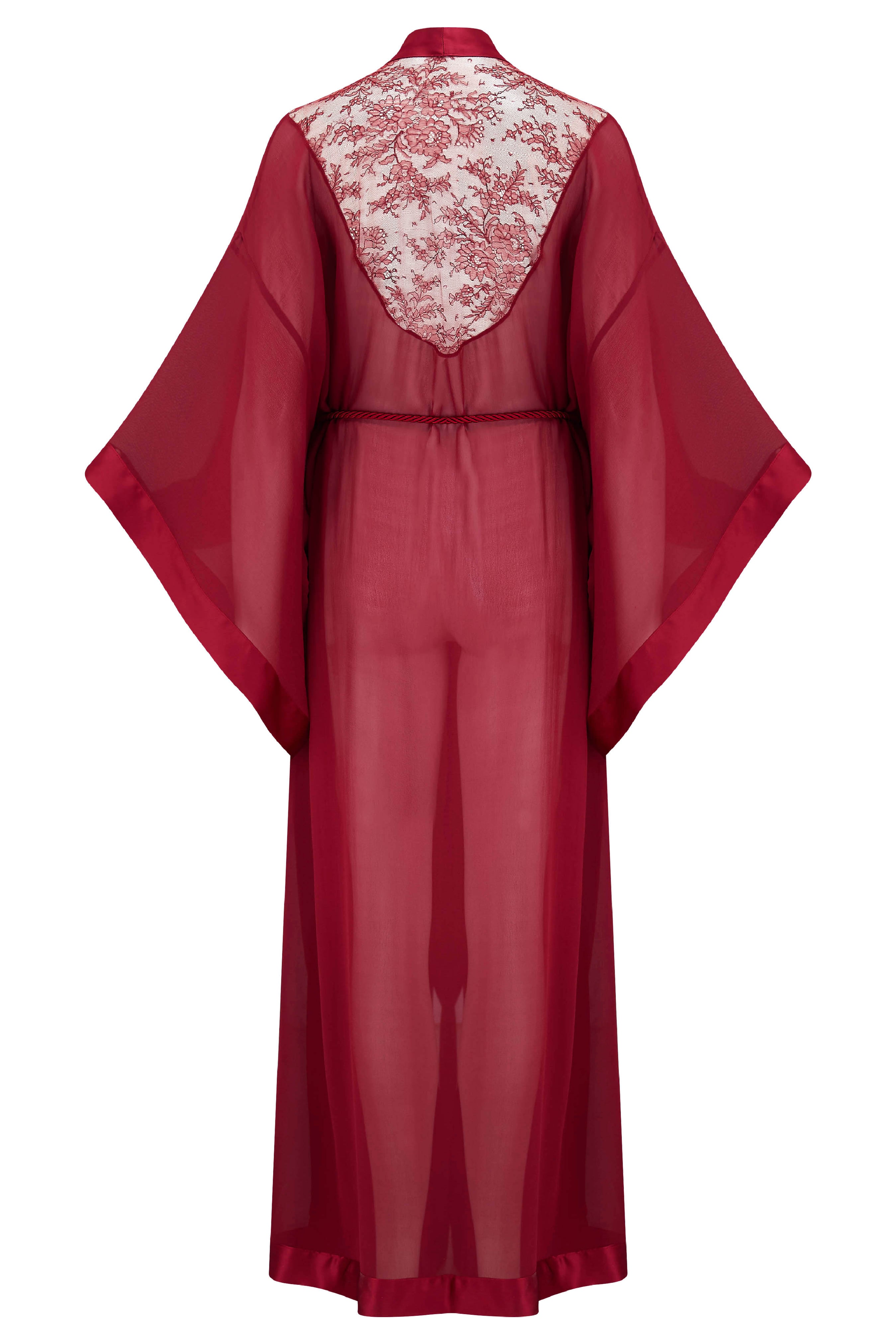 Rosalia Silk Robe - Black– Tatu Couture