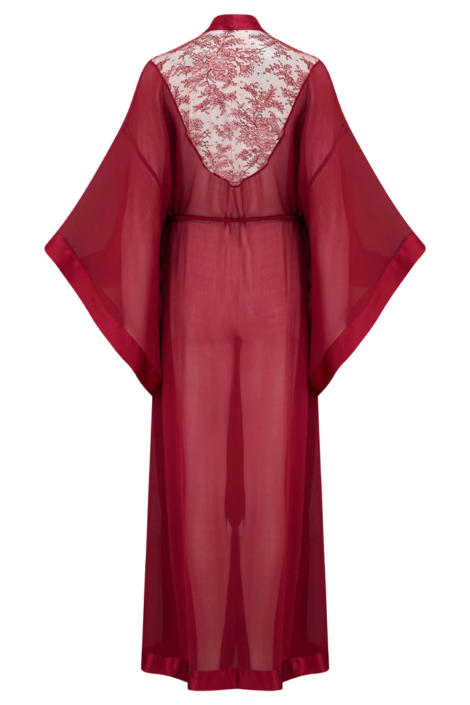 Rosalia lace Kimono | Luxury lingerie by Tatu Couture
