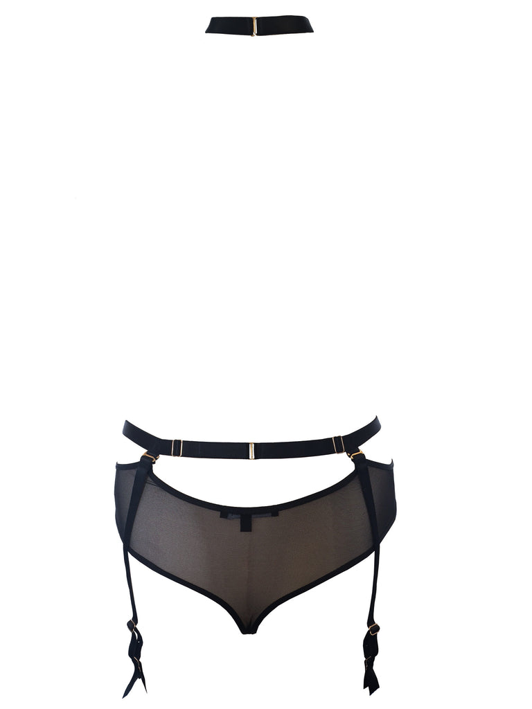 Gigi Thong harness with detachable suspenders