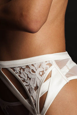 Nadya suspender belt set | Luxury lingerie by Tatu Couture