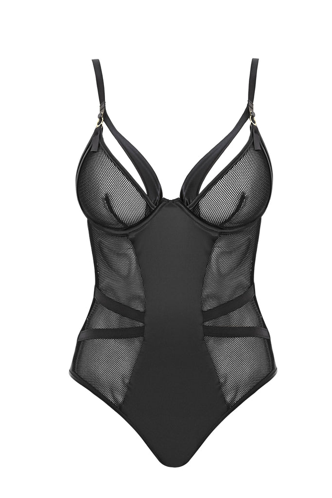 Sylvia Peep bodysuit | luxury erotic lingerie by Tatu Couture